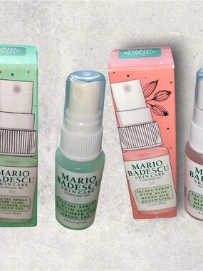 Mario Badescu Skin Care Facial Spray 1 oz, set of 2, NEW. Rose water Green Tea.